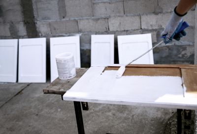 Cabinet Paint Removal